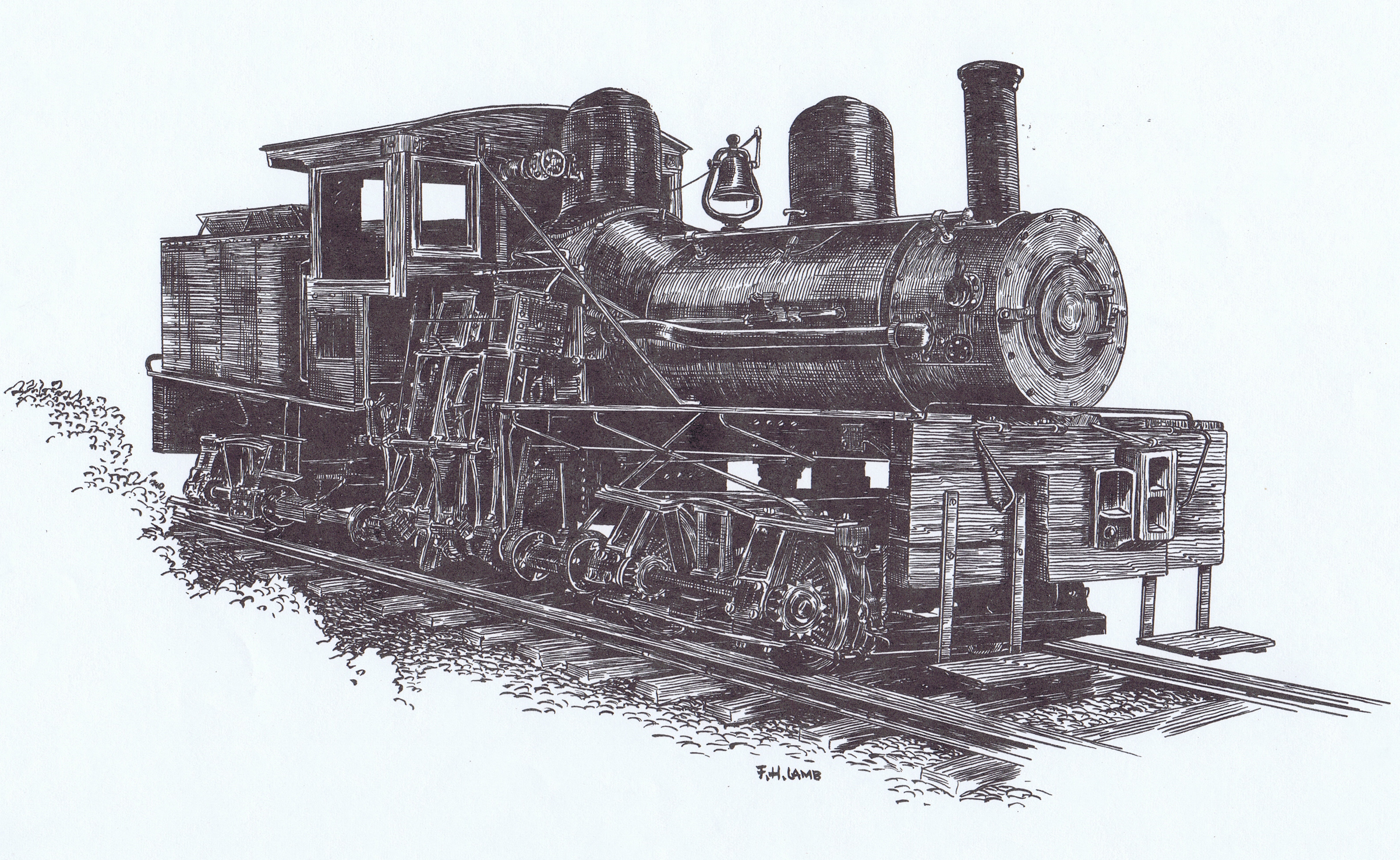 F. Lamb Coll. Shay Engine