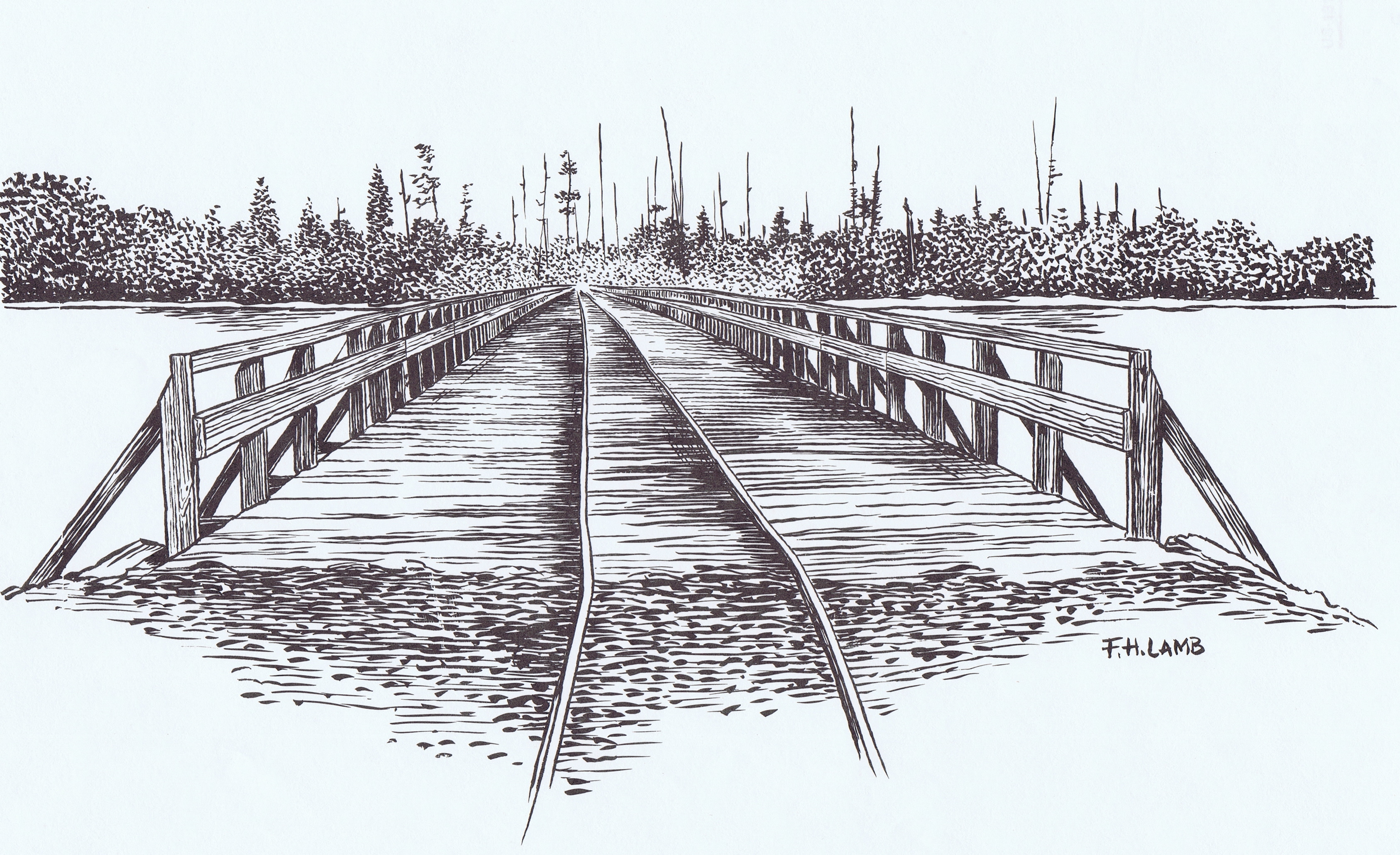 F. Lamb Coll. Long Bridge