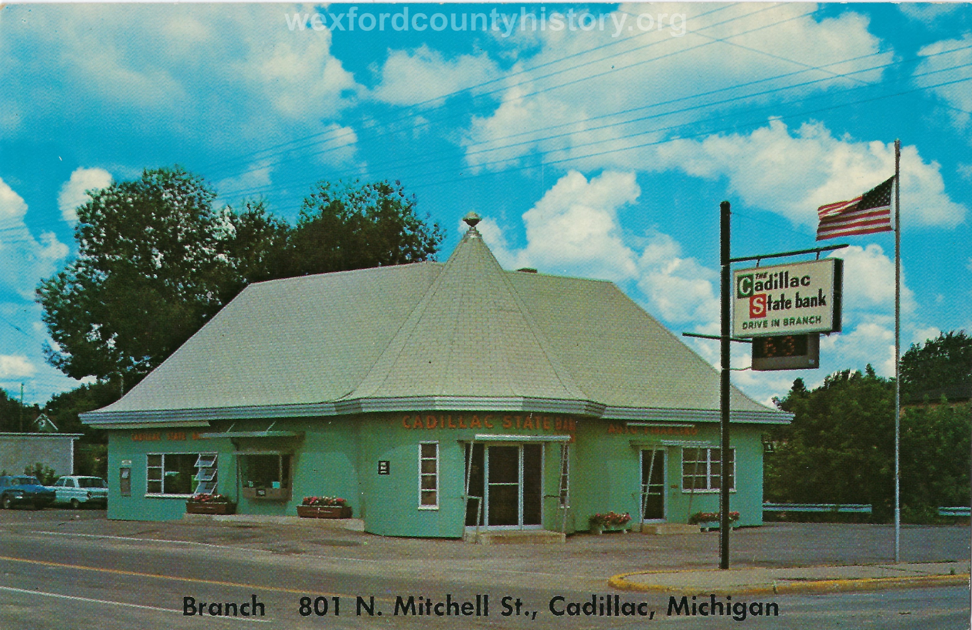 Cadillac State Bank Drive In Branch