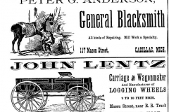 Cadillac Directory Ads, 1884