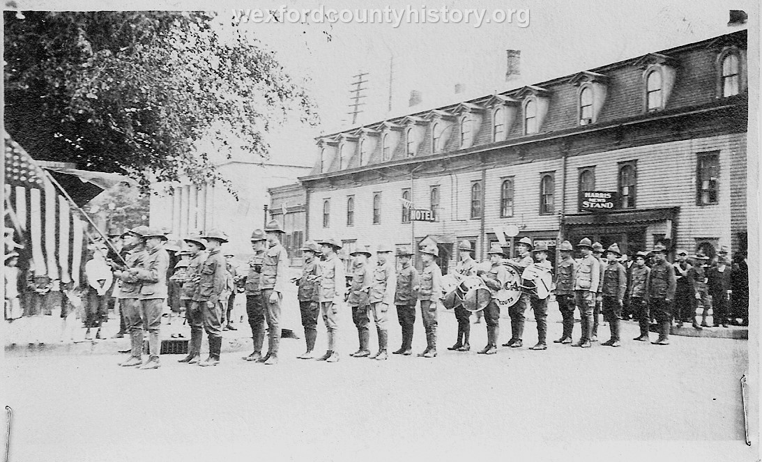 Cadillac-People-Boy-Scouts-Marching-by-American-Hotel