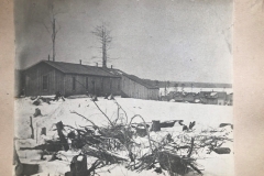 Cadillac's First School Building (all grades), taken in the Spring of 1872.