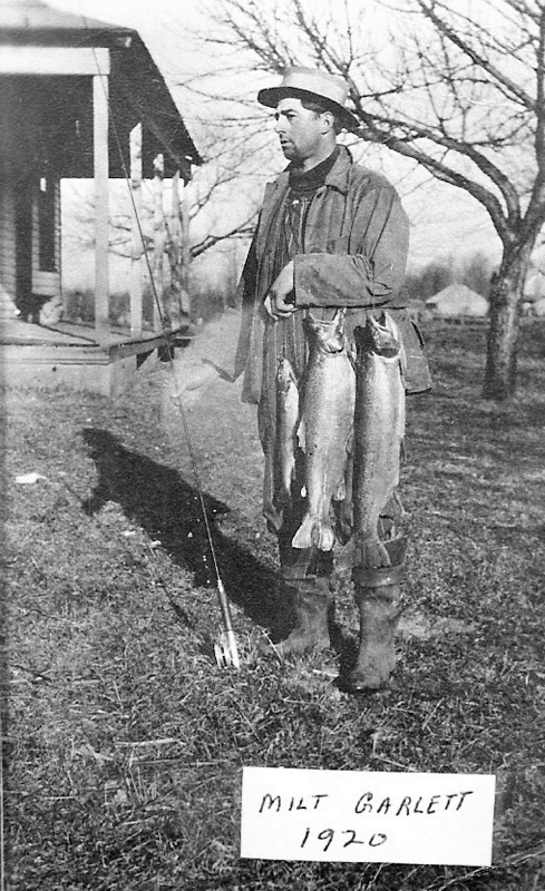 Herby Coll. Milt Garlett with Fish