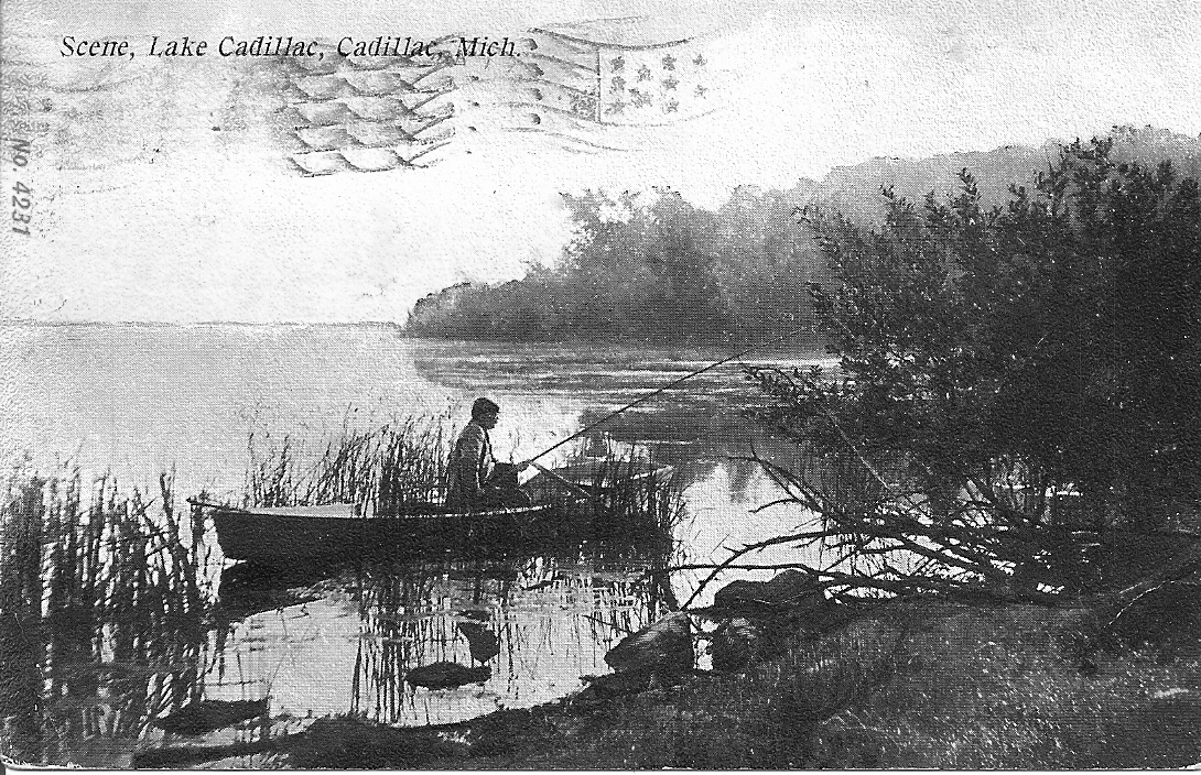 Fisherman on Lake Cadillac