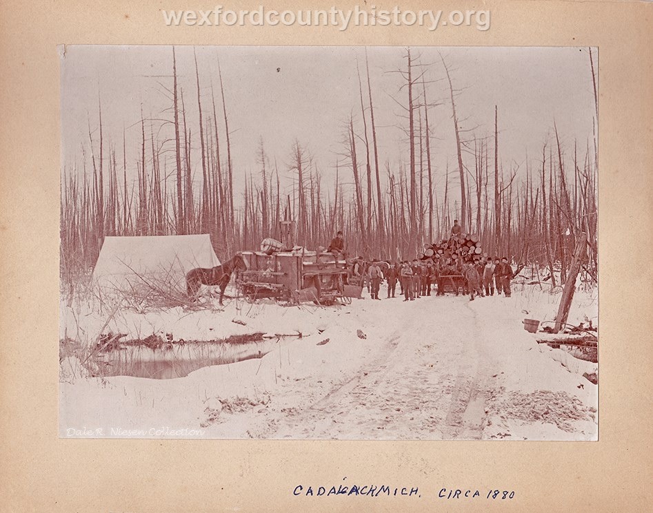 Cadillac-Lumber-Cadillac-Michigan-Area-Lumber-Camp-Circa-1880