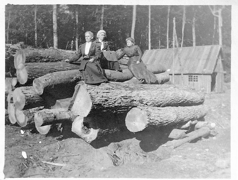 Ladies at the Logging Camp