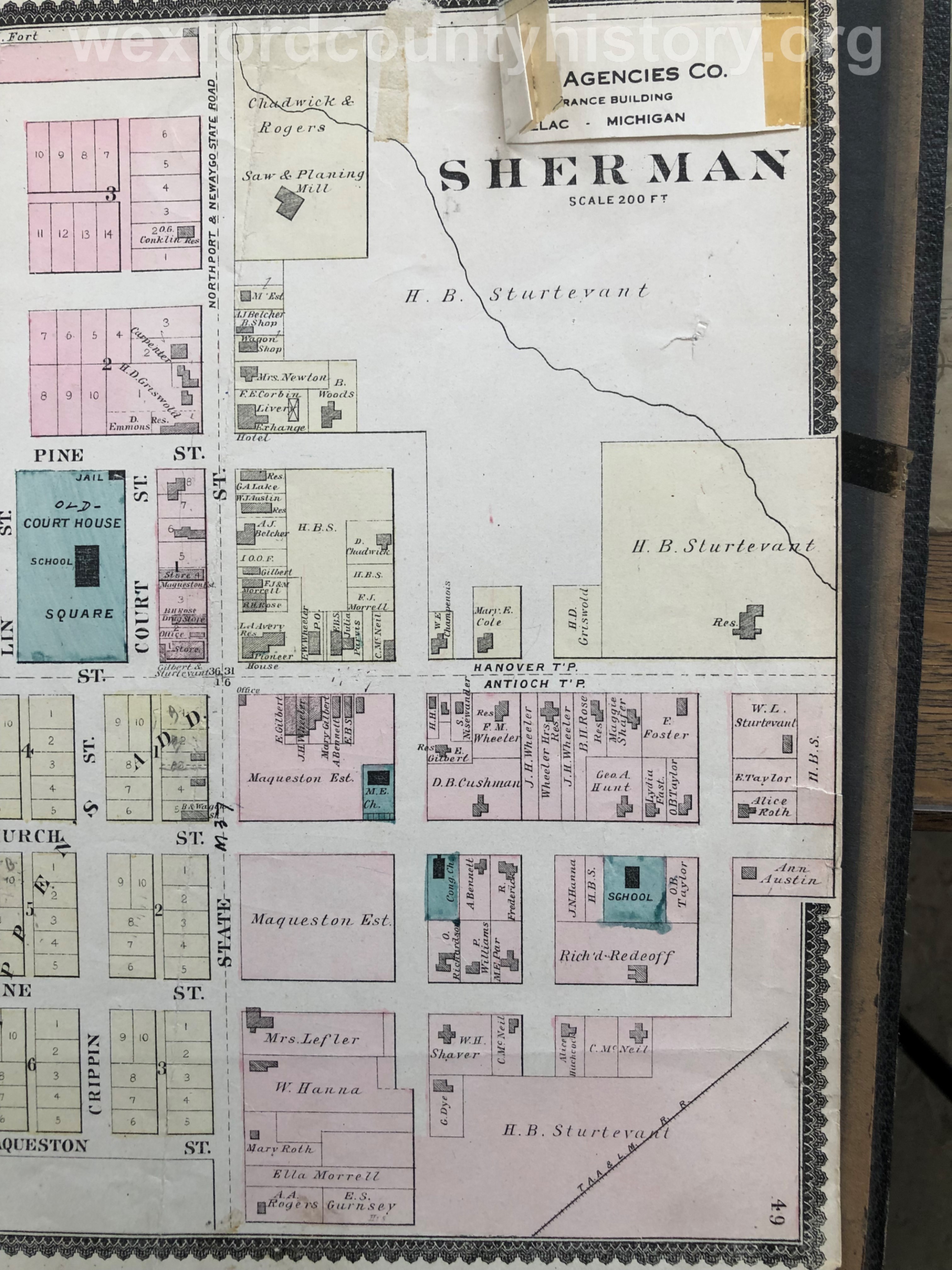 Map Of Sherman