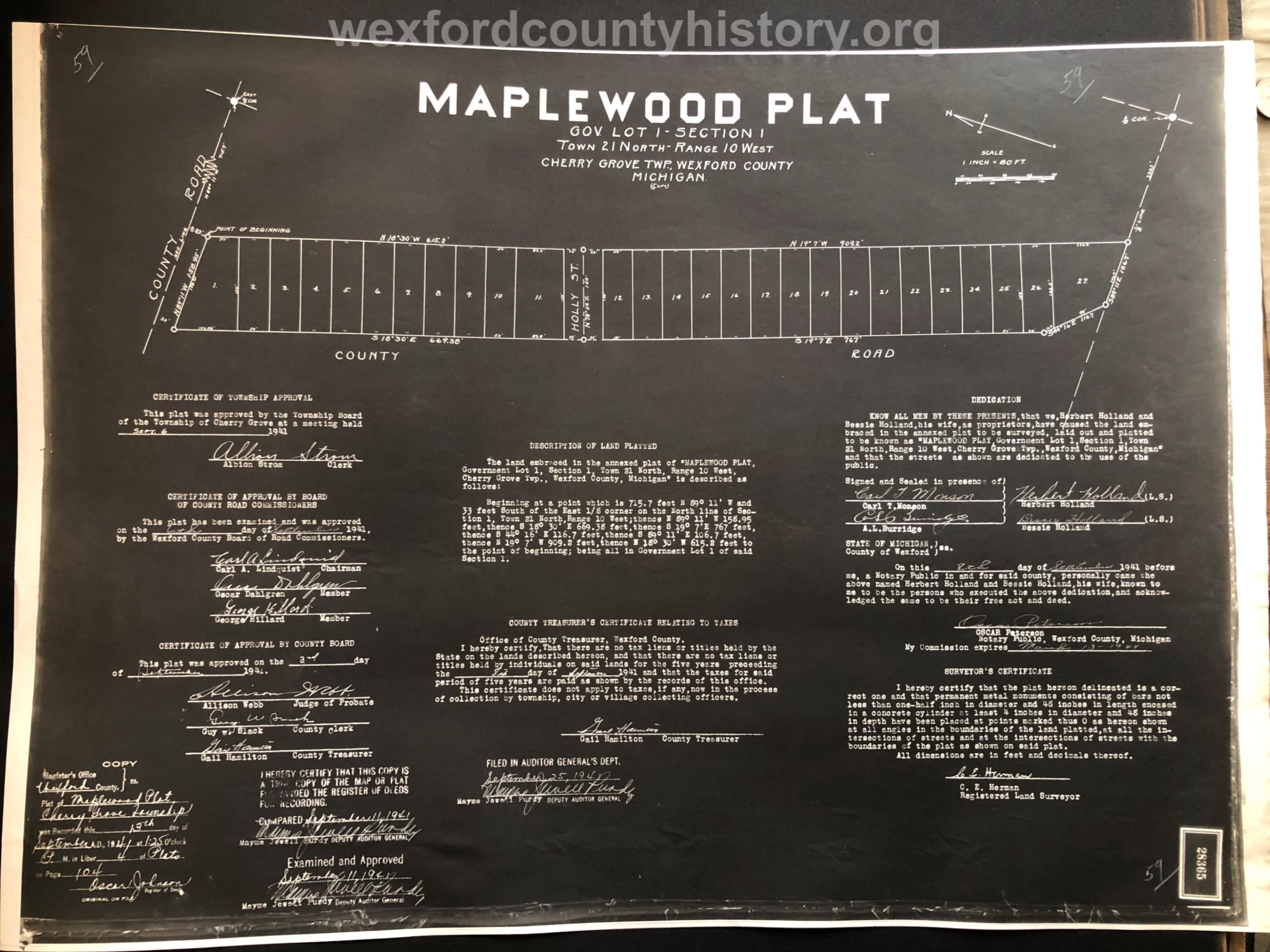 1941 - Maplewood Plat