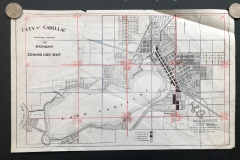 1946 - City Of Cadillac Zoning Use Map