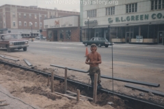 South Mitchell Street, 100 Block, West Side, Ripping Up Sidewalks.