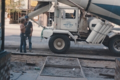 South Mitchell Street, 100 Block, West Side, Ripping Up Sidewalks.