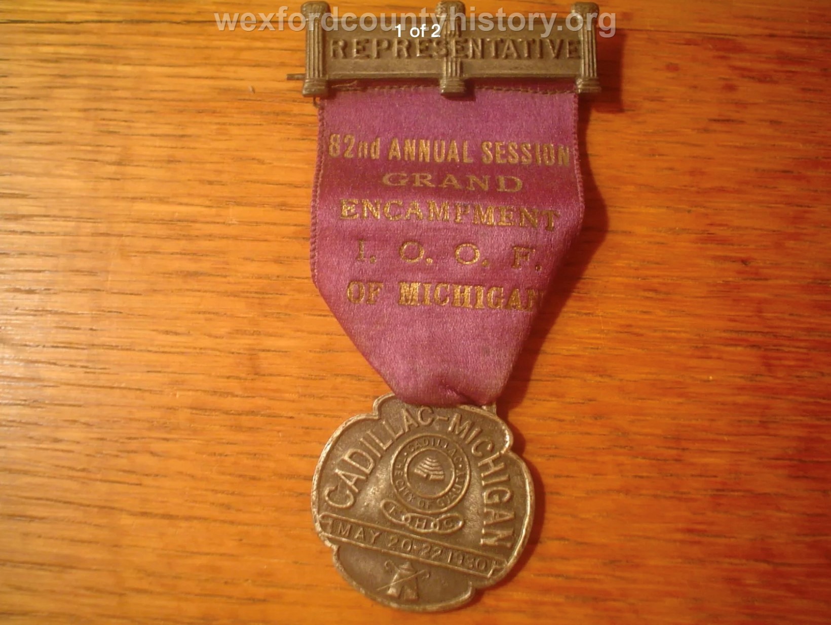 Cadillac-Objects-IOOF-Medal
