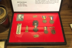 Fred Green's Display At The Michigan Military Heroes Museum