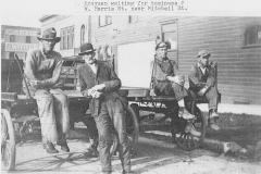 Draymen Awaiting Assignment Near The Corner Of West Harris Street and Mitchell Street