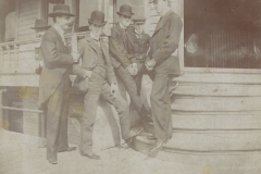 Senator Felix Flynn On The Northwood Hotel Porch