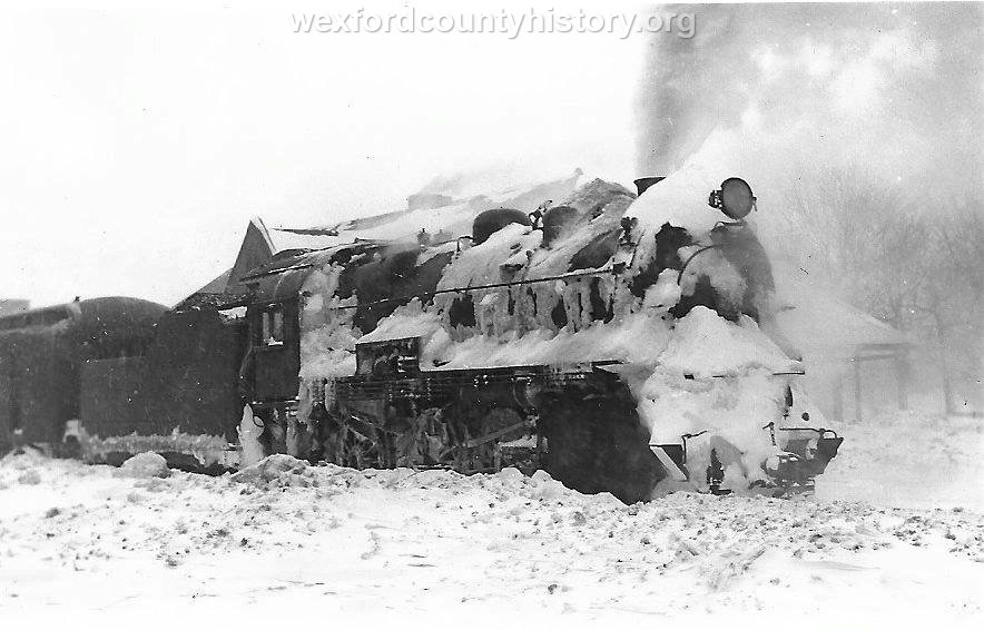 Cadillac-Railroad-Engine-In-Winter