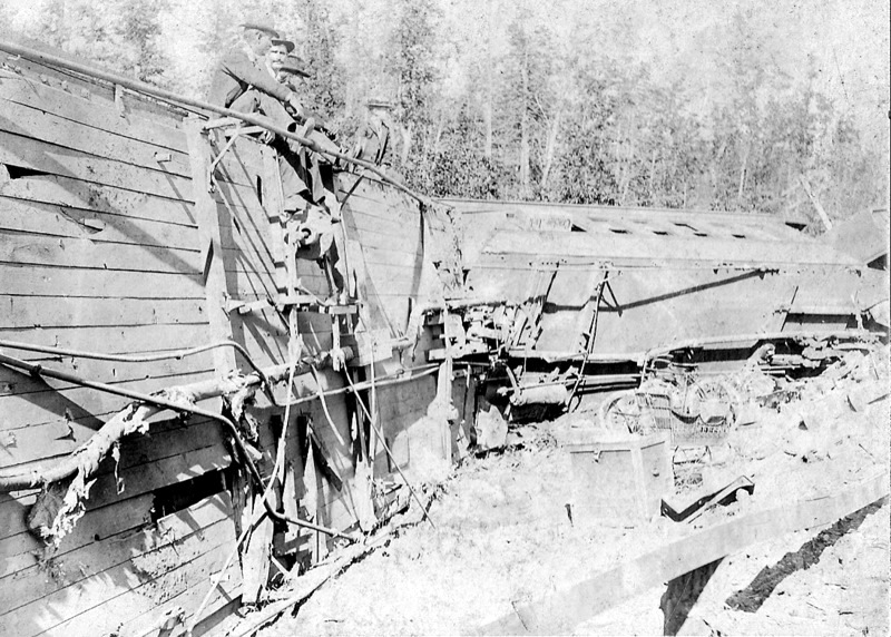 Ann Arbor Railroad Train Wreck, 1902