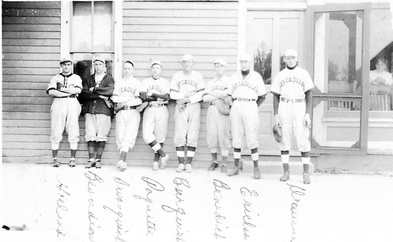 Early 1900s Cadillac Baseball Team