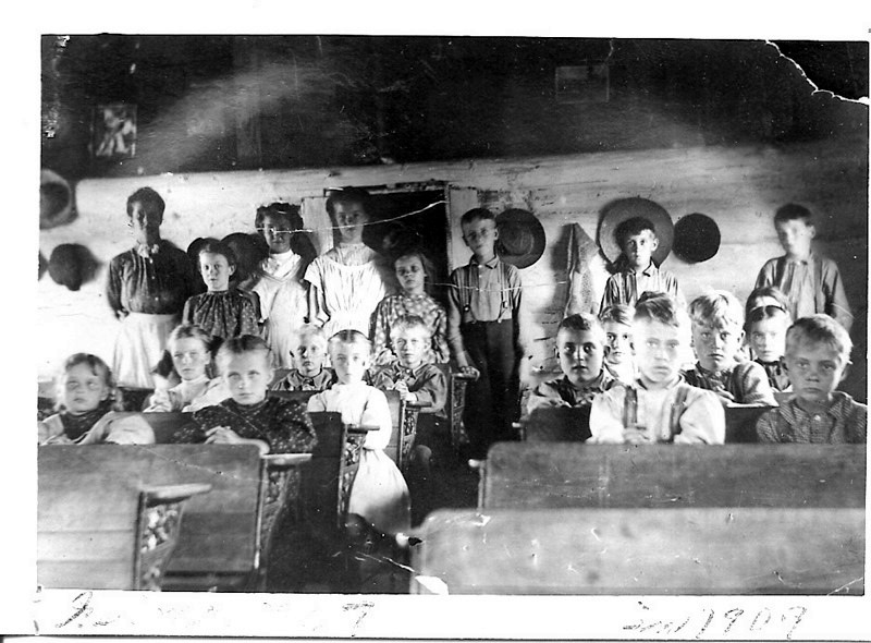 Selma Twp. School Room, 1909