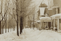 East Harris Street In Winter Time