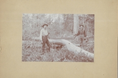 Cadillac-Lumber-Men-Pose-With-Crosscut-Saw