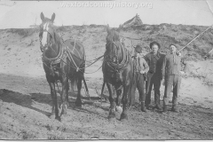 Fletcher Family With Horse Team