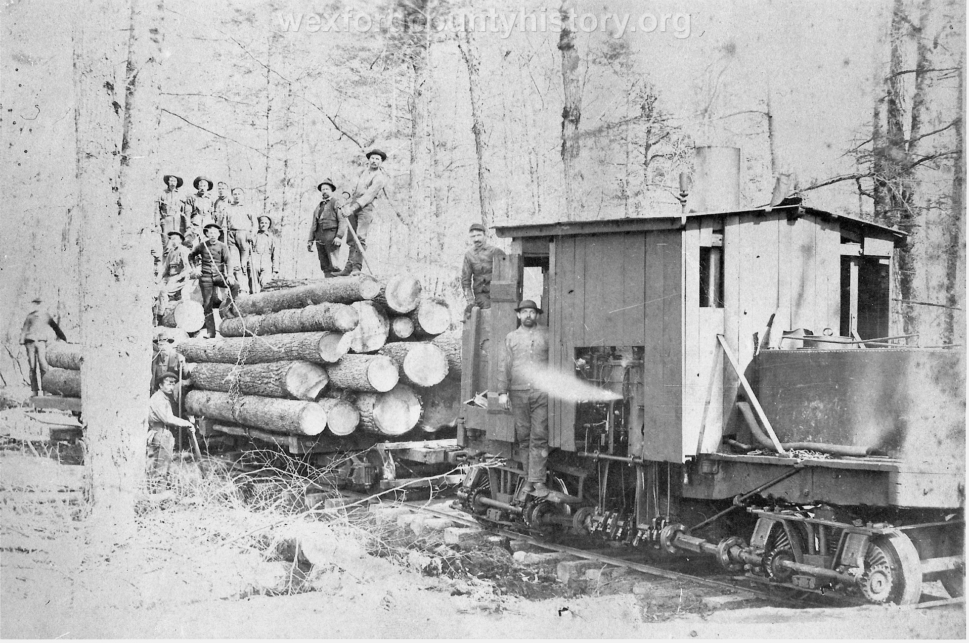 Cadillac-Lumber-removing-logs-from-the-forest