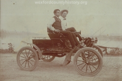 Two Men In An Early Car