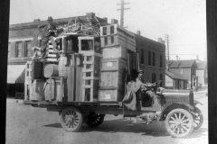 Truck With Load on Mitchell Street