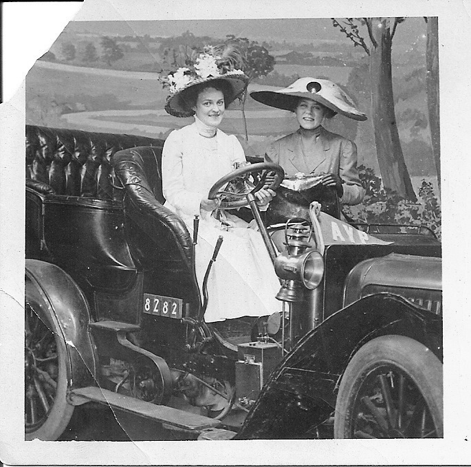 Ladies and an Early Car