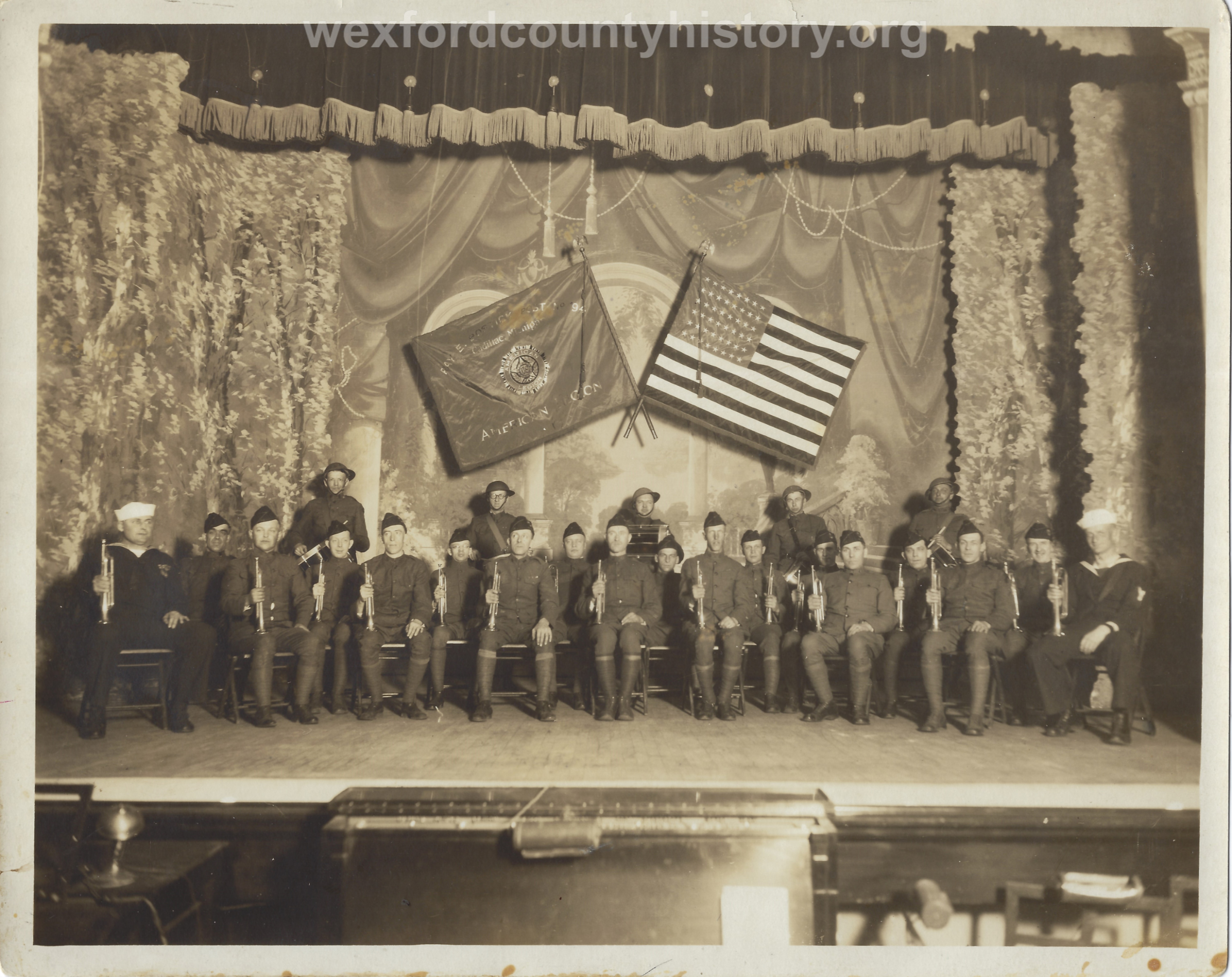 American Legion Drum And Bugle Corps On The Lyric Theater Stage