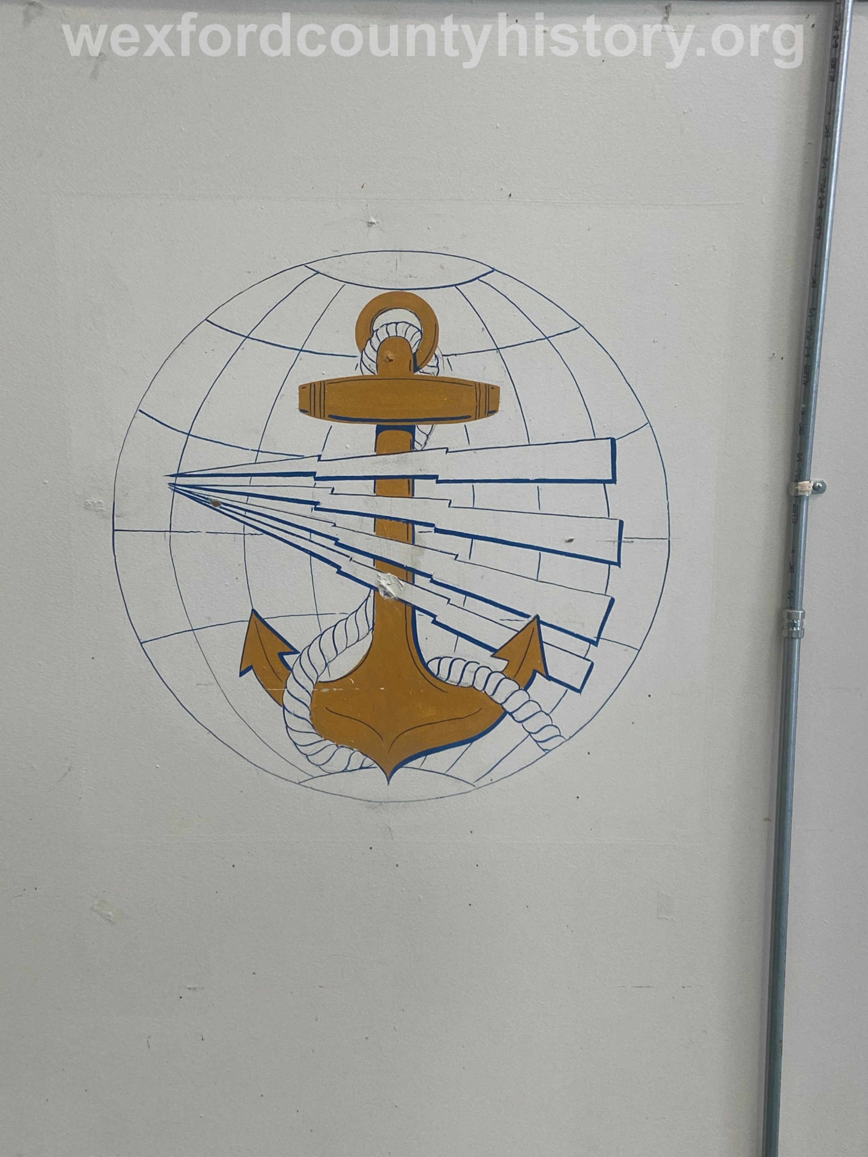 Wall Paintings At The Naval Reserve Center, taken in 2020
