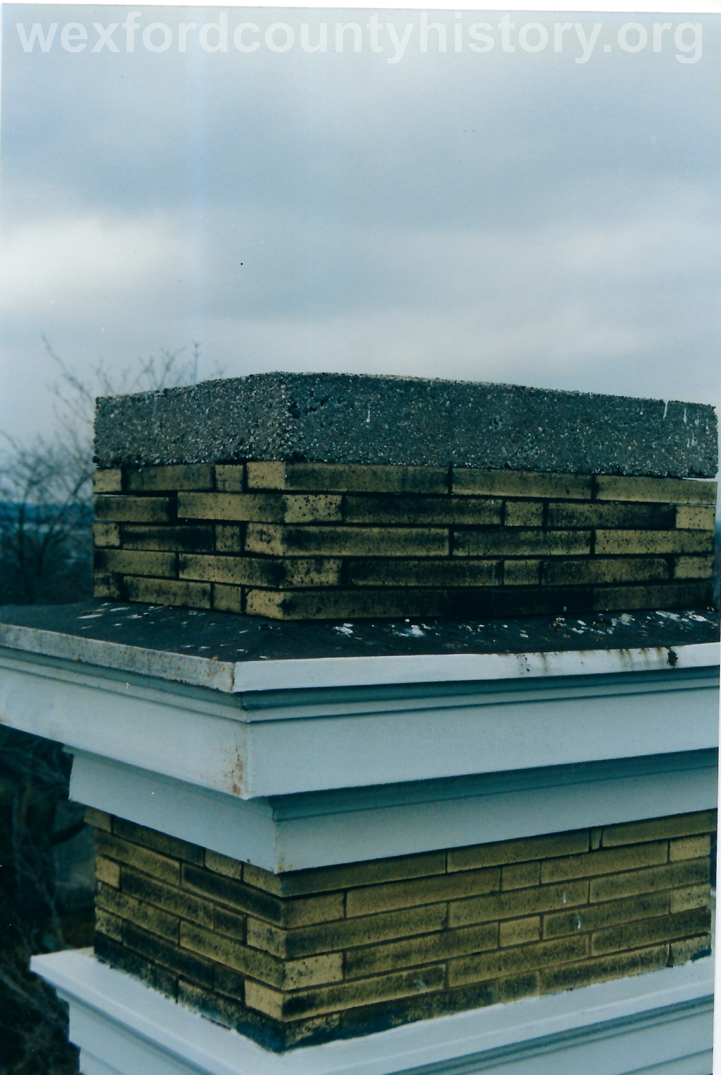 The roof prior to restoration; thanks to donations from the community.