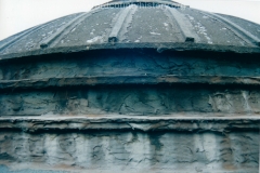 The dome area prior to restoration; thanks to donations from the community.