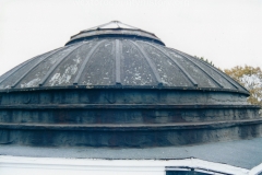 The dome area prior to restoration; thanks to donations from the community.
